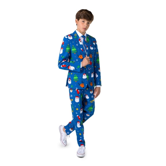 OppoSuits Teen Boys' Suits TEEN BOYS Festivity Blue - US 10Y Blue