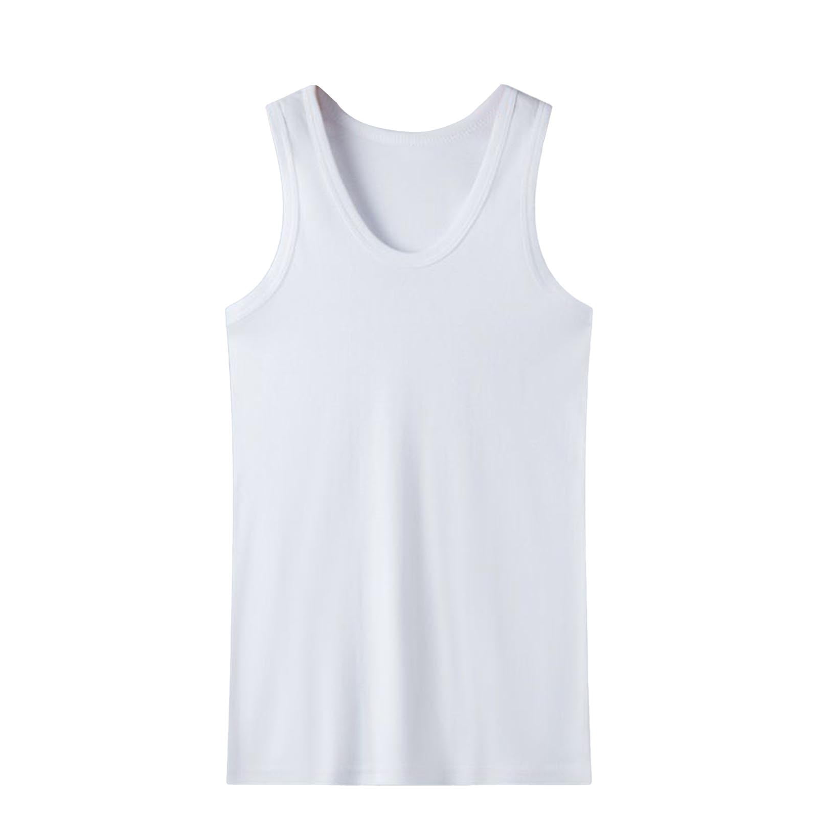 Débardeur Homme Coton - Sans Manches - Coupe Ajustée - Respirant - Pour Sport, été, Quotidien - Lot De 1 Ou 3