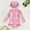 Hot Pink, variant on Baby Girls Rash Guard Swimsuits Ruffle Sun Protection Long Sleeve Girls Swimwear Bathing Suit 0-3 Months