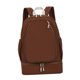 thumbnail image 5 of Mochila de tenis con bolsillo lateral, capacidad para 3 raquetas, para hombre y mujer, ideal para el gimnasio. marrón, 5 of 8
