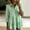 Light Green, variant on Only Moment Tops for Women 3/4 Sleeve V Neck Blended Fabric with Button Cuffs Dressy Casual Summer Outfits Early Fall Fashion Spring Clothes Sky Blue,S