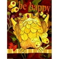 thumbnail image 1 of Carolines Treasures PJC1034CHF Happy Day Hiboux Drapeau Toile Maison Taille, 1 of 4