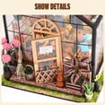 thumbnail image 2 of JUGAAD LIFE DIY Miniature House Kit, Mini Dollhouse Accessories Wooden Furniture Kit with LED Light, Tiny House Model, Birthday Gifts for Adults and Teens, 2 of 9