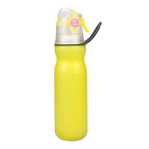 Oferta por tiempo limitado!590ml 20.8fl Oz Ejercicio de verano, Agua potable Quitar el calor, Doble capa Mantener frío, Taza de agua rociada, Taza de agua para deportes al aire libre, Regalo creativo