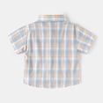 thumbnail image 5 of Wxirdiow Kids Button Up Shirts for Boys Short Sleeve Button Down Shirt Kids Dress Shirts Formal Uniform Shirt with Pocket Light Blue Size,3-4 Years, 5 of 9