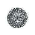thumbnail image 1 of IH Casa Decor Imprimé Rond Cotton Corde Placemat Blue Mandala - Ensemble De 12, 1 of 4