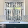 thumbnail image 3 of Boho Kitchen Curtains for Windows – Rustic Tribal Floral Print Cafe Curtains, Vintage Bohemian Geometric Panels for Home Décor, 3 of 6