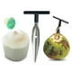 thumbnail image 1 of Abridor de cocos, cuchillo de acero inoxidable para cocos jóvenes y frescos., 1 of 5