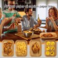 thumbnail image 4 of Hicess 100Pcs Fryer Liners for Ninja Parchment Papers Disposable Rectangle Heat-Resistant Non-Stick Baking Papers Kitchen Supply, 4 of 8