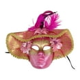thumbnail image 2 of BELOVING Costume de Mascarade Accessoires d'Halloween pour Bar Bal Performance sur Scène Rouge rose, 2 of 10