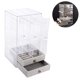 thumbnail image 1 of Caja organizadora de joyas con 2 cajones y 3 soportes de exhibición de almacenamiento de pendientes de acrílico para anillos, collares y pulseras Ormromra 2035308-1, 1 of 8