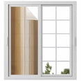 thumbnail image 2 of Brown Ombre Window Privacy Film, Vintage Country Wooden Static Cling UV Sun Blocking Tint Film Heat Control Windows Films for Bedroom Bathroom, Window Stickers 23.6"x59", 2 of 8