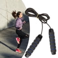 thumbnail image 3 of Weighted Jumprope Weight Rope Heavy Jumping Rope Jumpropes  Rope Set Exercise Training For Counting Blue + Black, 3 of 8