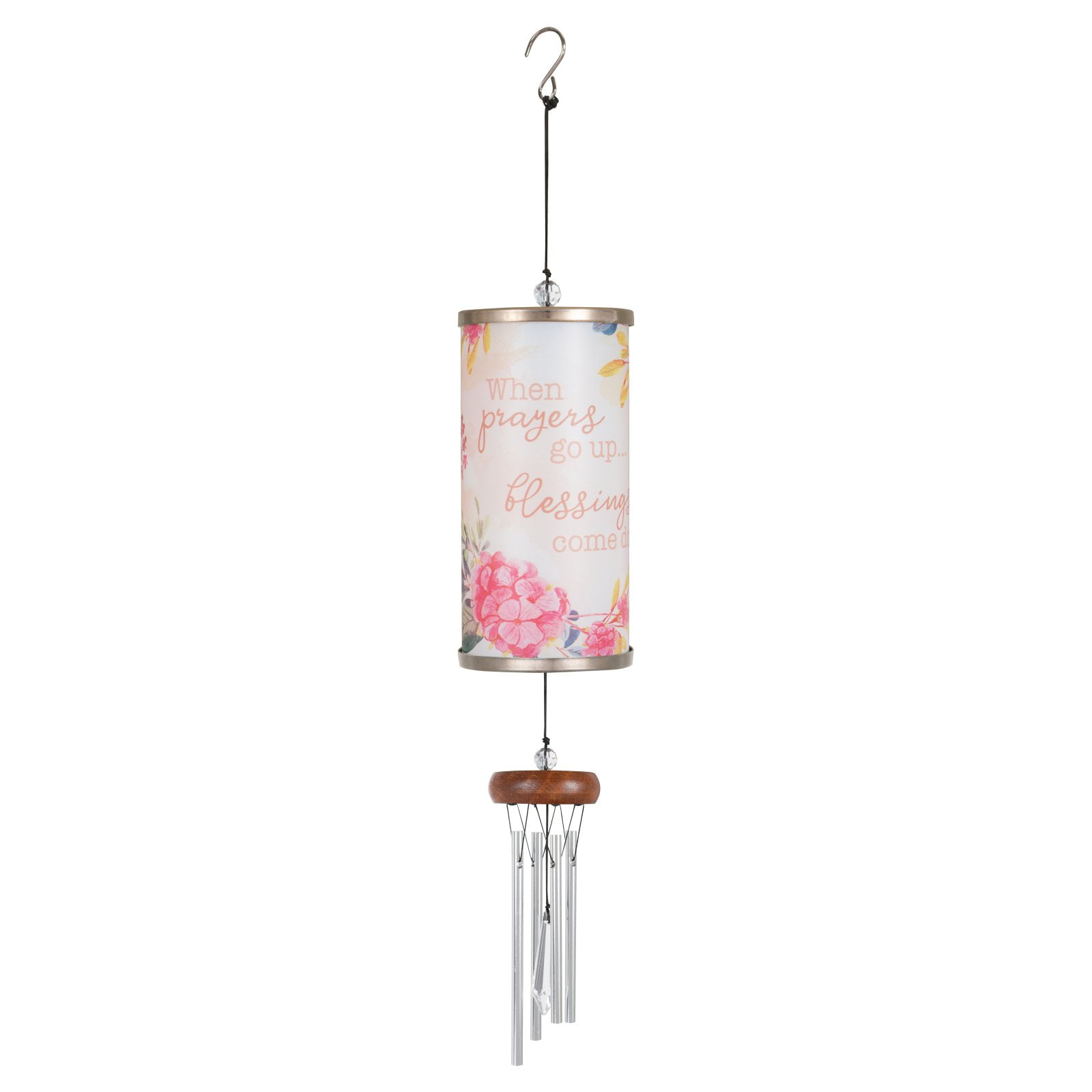 Carson Home Accents Prayers and Blessings 21 in. Cylinder Wind Chime ...