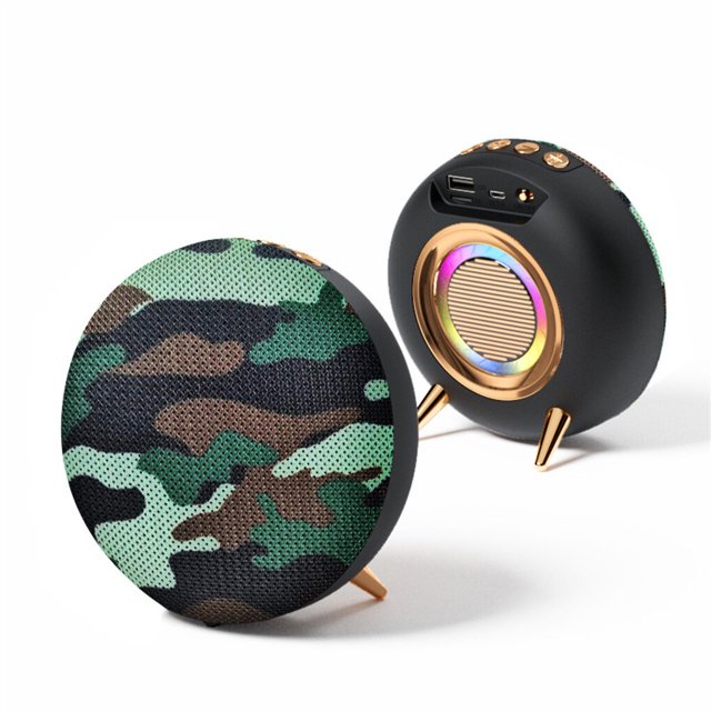 Bearachild Altavoz de barra de sonido compatible con Bluetooth de 3 W Altavoz inalámbrico de oficina Electrónica de sobremesa Teléfonos Almacenamiento y organización del hogar No.05