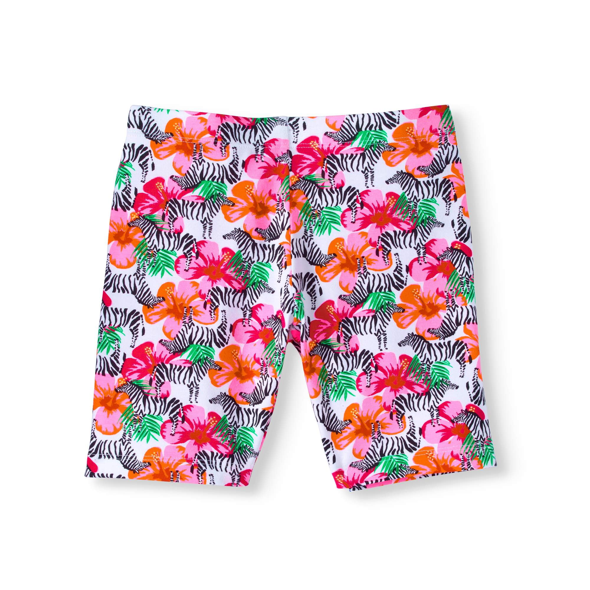 Wonder Nation Girls' Cotton Printed Bike Shorts by Generic