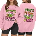 thumbnail image 2 of Womens Merry Christmas Sweatshirt Long Sleeve Funny Cute Xmas Crewneck Pullover 2-Pink S, 2 of 5