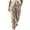 Khaki, variant on Summer Plus Size Palazzo Pants for Women Baggy Wide Leg High Waisted Pants Floral Printed Stretchy Flowy Trousers with Pockets for Vacation Beach Khaki
