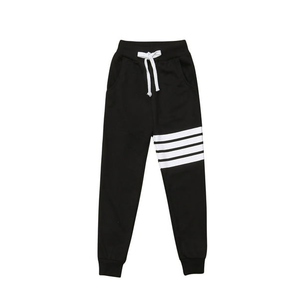 Canis - Baby Boy Girls Sports Pants Toddler Kid Sweat Pants Joggers Elastic Bottoms 1-7T