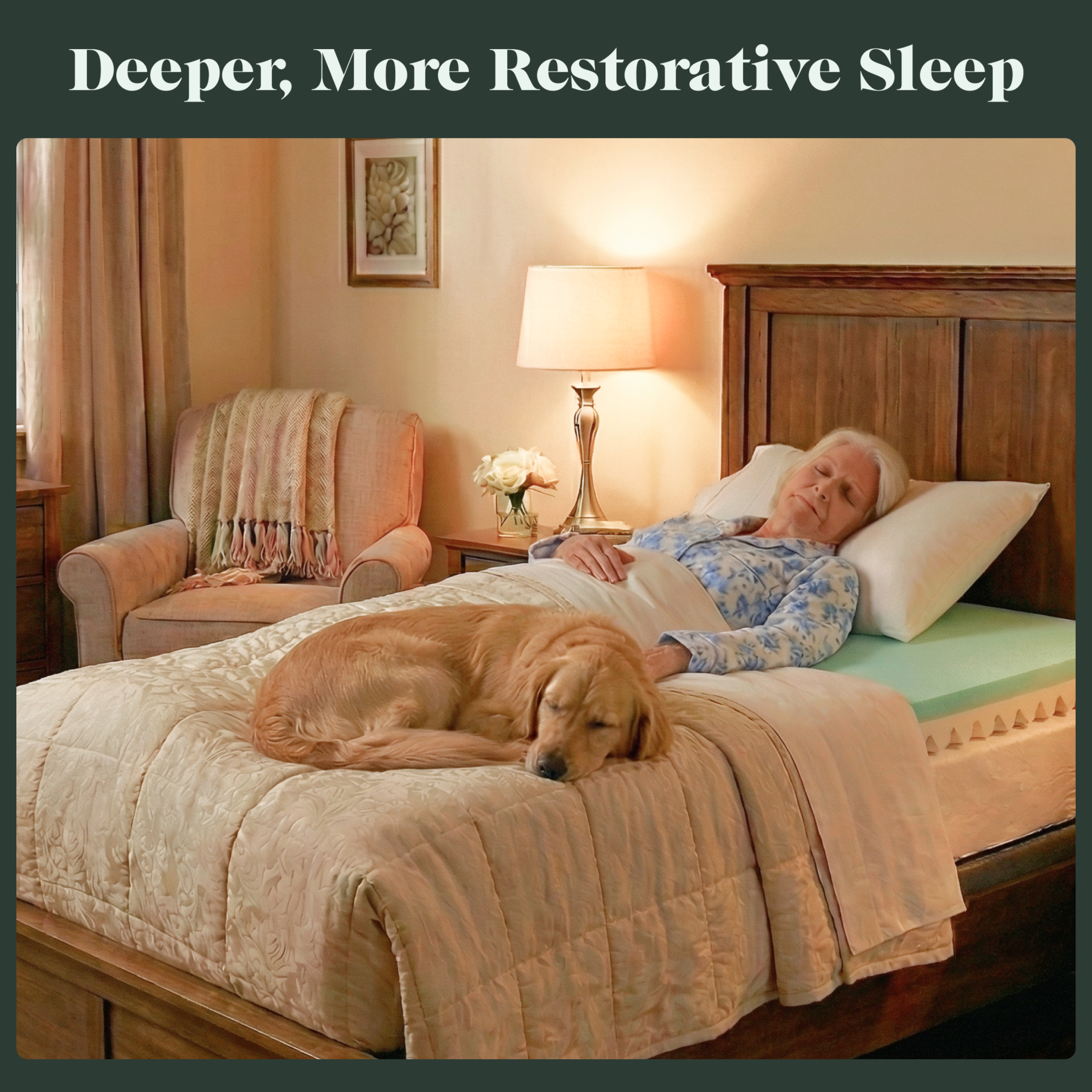 Allswell Twin 4-Inch Memory Foam Mattress Topper photo 5
