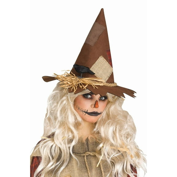 Evil Scarecrow Brown Costume Hat