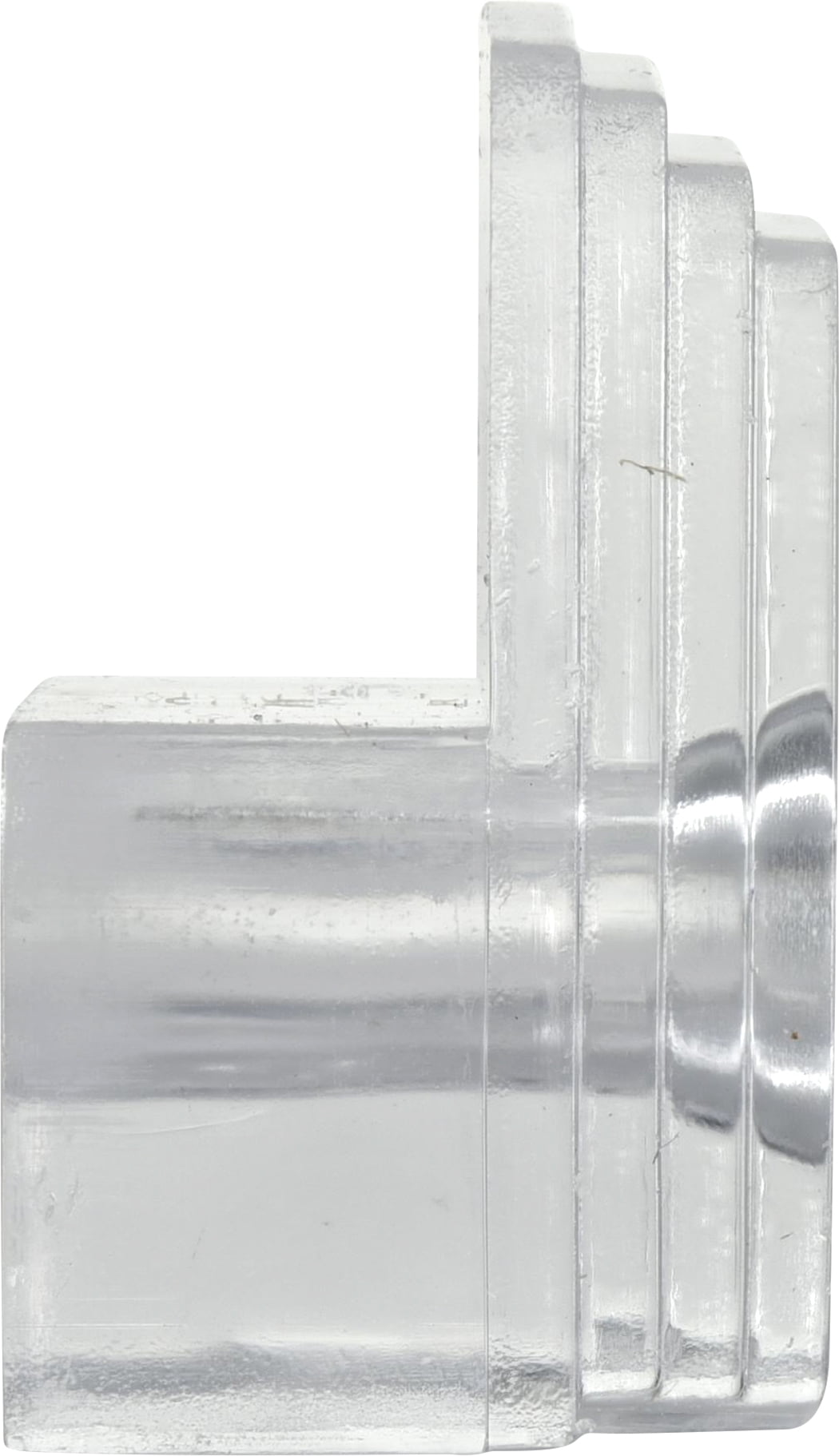 Ook Mirror Holders, Mirror Hangers, 1/8" Depth, 20 lbs, Plastic, Clear, 8 pack
