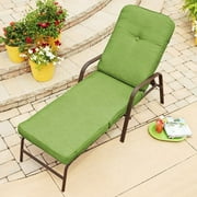 Mainstays Lawson Ridge Cushion Chaise Lounger-gree
