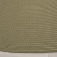 thumbnail image 5 of SAFAVIEH Braided Rishika Solid Machine Washable Reversible Area Rug, Sage, 2' x 4' Half Moon, 5 of 12
