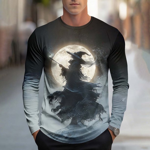 Blusas y camisas de manga larga con cuello redondo, moda casual para hombre, estampado deportivo, blusas de manga larga con cuello redondo, camisas para hombre, blusa de poliéster