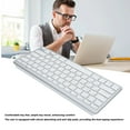 thumbnail image 3 of Clavier BT Sans Fil, Clavier Ultra Fin avec Interrupteur à Ciseaux, Clavier Bilingue Compatible avec IOS, 3 of 8