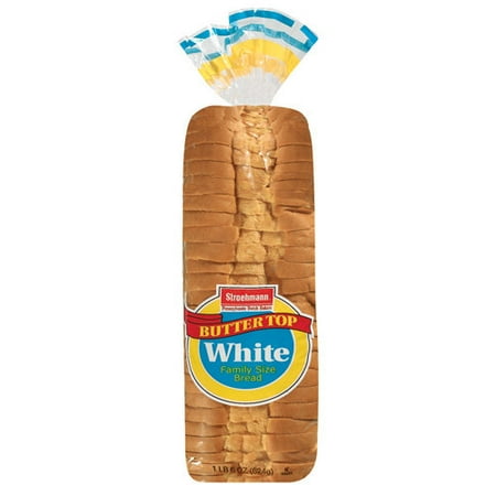 Stroehmann Split Top White Bread, 20 oz - Walmart.com
