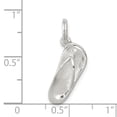 thumbnail image 3 of FB Jewels Sterling Silver Polished Flip Flop Charm, 3 of 4