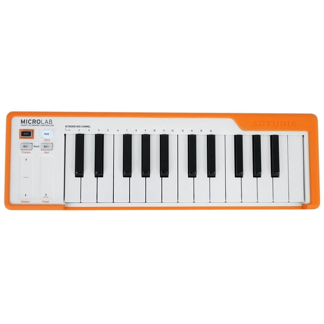 Arturia MicroLab 25 teclas USB MIDI driver de teclado (naranja)