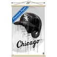 thumbnail image 3 of MLB Chicago White Sox - Drip Helmet 22 Wall Poster with Magnetic Frame, 22.375" x 34", 3 of 6