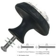 thumbnail image 3 of 4 Pcs Skull Knobs for Kitchen Cabinet Cupboard Dresser Bookcase Drawer Pulls Handles Round Home Decor, 3 of 8