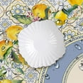 thumbnail image 4 of Round Lemon Tablecloth 60x60inch, French Lemon Country Farmhouse Spring Summer Waterproof Wrinkle Resistant Washable Tablecloth for Indoor and Outdoor, Holiday Kitchen Restaurant and Party, 4 of 6