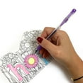 thumbnail image 5 of 12 Glitter Gel Pens Fine Tip Art Set More Ink Adult Coloring Book Sparkle Gift, 5 of 6