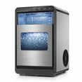 thumbnail image 3 of EKOJUCE 44Lbs/24H Nugget Ice Maker Countertop Soft Chewable Sonic-Style Pebble Ice, One-Touch Self-Cleaning, Stainless Steel, Sliver, for Home, Kitchen, Office, RV and Camping, 3 of 11