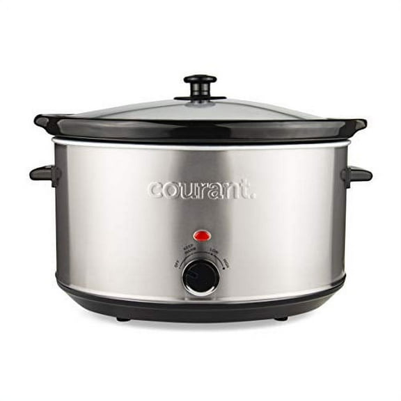 Courant CSC-8525ST 8.5qt Oval Slow Cooker S. Steel