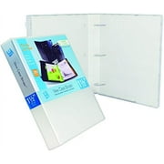UniKeep 3 Ring Binder - Clear - Case View Binder - 1.5 Inch Spine - With Clear Outer Overlay - Box of 15 Binders
