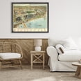 thumbnail image 2 of Stupell Industries Vintage Exposition Map Black Framed Floater Canvas Wall Art design by Marcus Jules, 25 x 31, 2 of 9