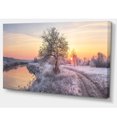 thumbnail image 2 of Winter Sunrise over Frosty Field, 2 of 3