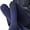 Navy Blue, variant on Women's Textured Opaque Footed Tights High Waist Pantyhose Leggings Soft Nylon Pantyhose for Daily Layering, Close Fit H