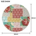 thumbnail image 6 of Round Waterproof Tablecloth Pioneer Reusable Indoor/Outdoor Durable Table Cover for Kitchen and Dining Room 60 Inch X 60 Inch, 6 of 6