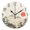 Black, variant on Round Art Wall Clock Vintage Oil Painting Texture Decorative Clock Black Pointer, Multi-Purpose Desktop & Hanging Creative Decor Clock for Home Living Room Ink and Wash House
