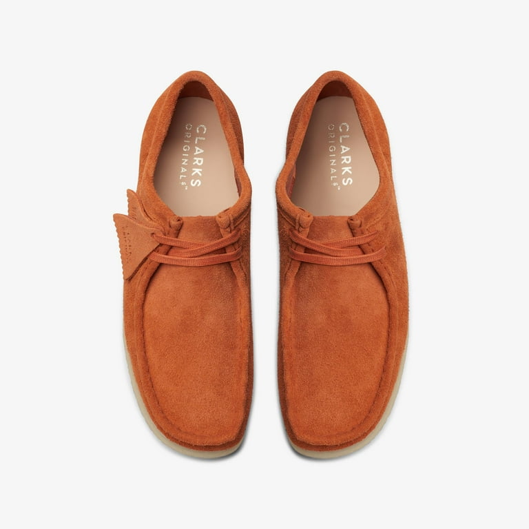 CLARKS ORIGINALS WALLABEE Shoes Burnt Oran - Walmart.com