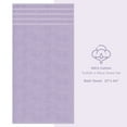 thumbnail image 6 of American Soft Linen Luxury 4 Piece Bath Towel Set, 100% Cotton Turkish Bath Towels for Bathroom, Lilac, 6 of 9