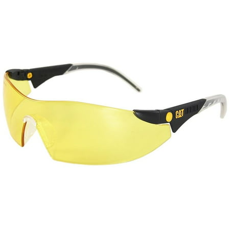 CAT Dozer Safety Glasses with Black Frame and Yellow