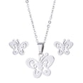 thumbnail image 1 of Boucles d'Oreilles pour Femmes Ensemble de Boucles d'Oreilles Pendentif Mode pour Femmes Couleur Collier Clavicule Boucles d'Oreilles Exquises 122, 1 of 3