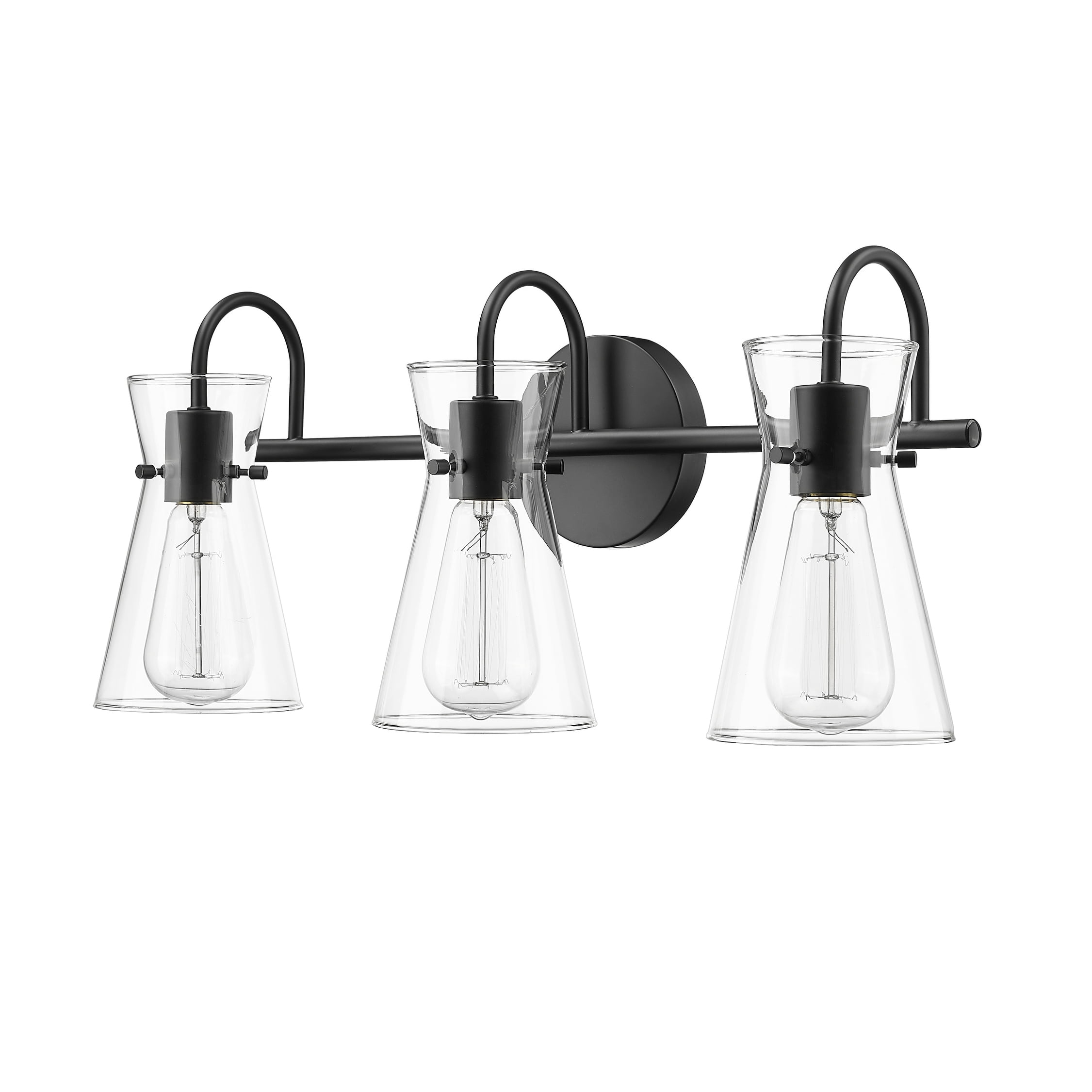 Millennium Lighting  Camellia 2/3/4 Light Vanity Fixture 3 Light - Matte Black
